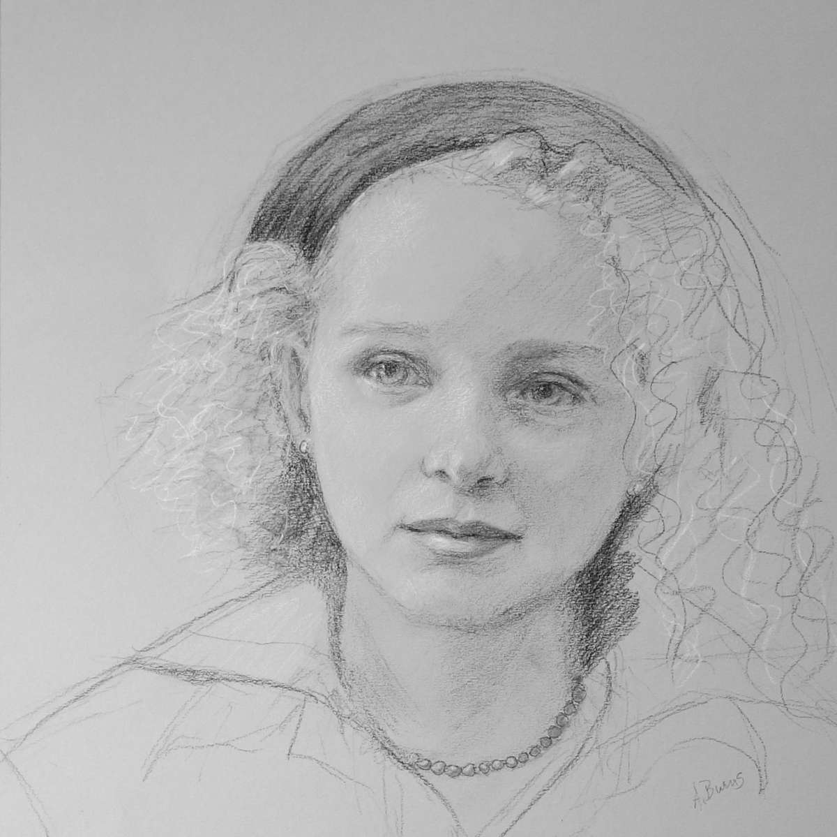 Study for Portrait-Ruby by August Burns, Image 1.