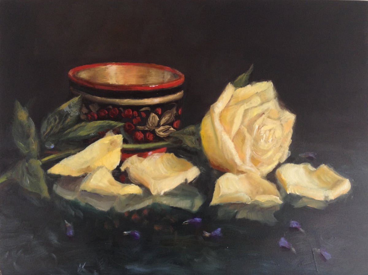 Yellow Roses by August Burns, Image 1.