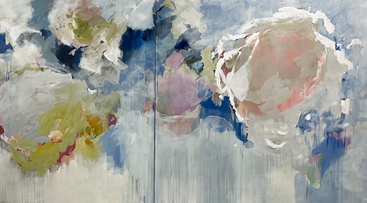 Daydreaming 1 and 2 diptych by Sandy Palasti 