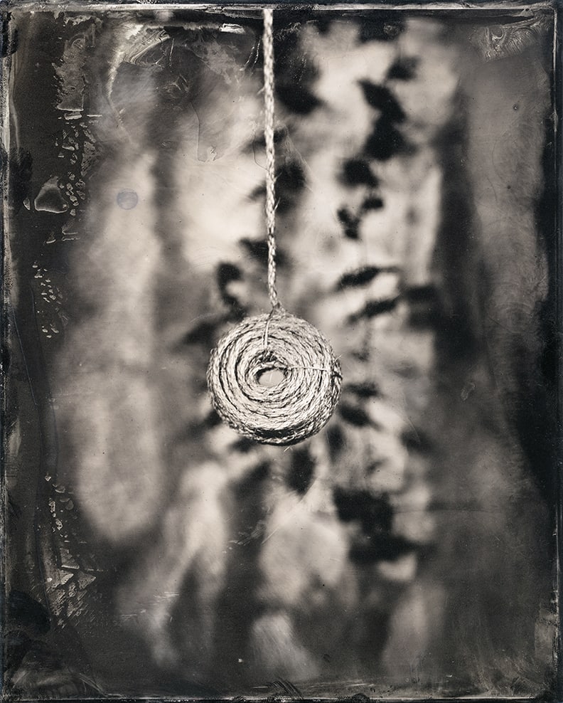 Rope Coil  Image: This image is only sold as limited editioned Platinum/Palladium prints on handmade Japanese Gampi paper. Three editioned sizes are available.