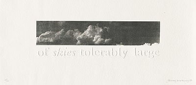 ...of skies tolerably large by Lesley Duxbury 
