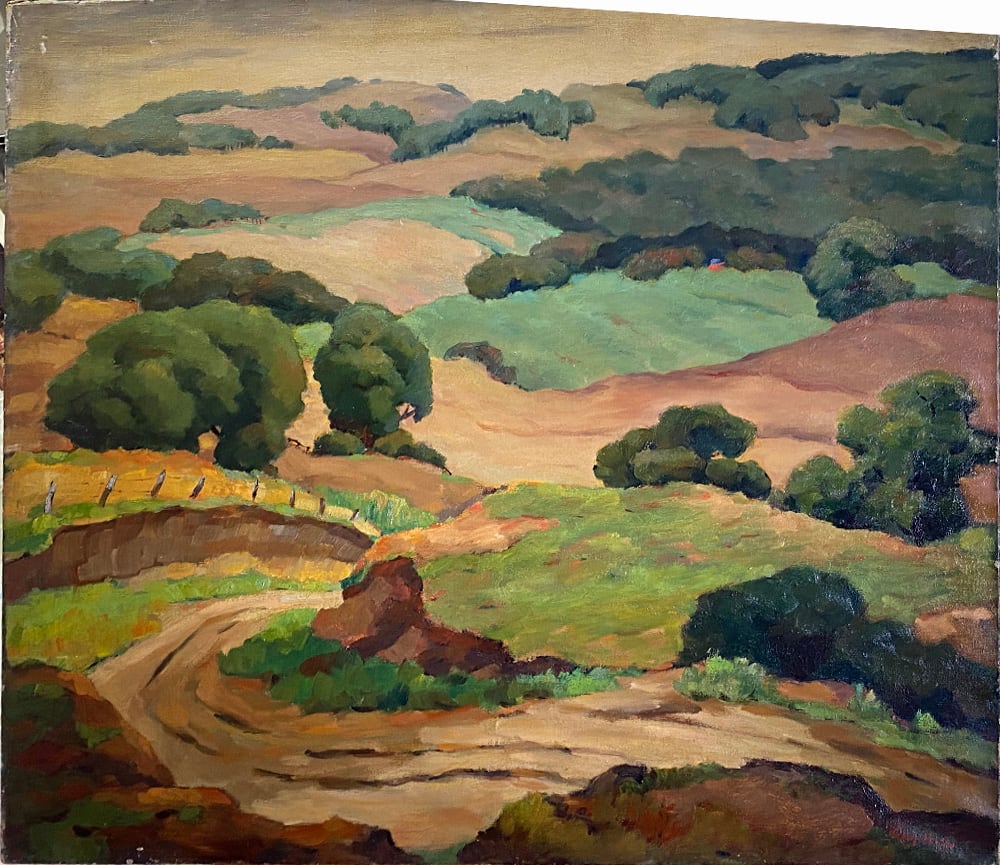 Winding Road Through Rolling Terrain by Tunis Ponsen, Image 1.