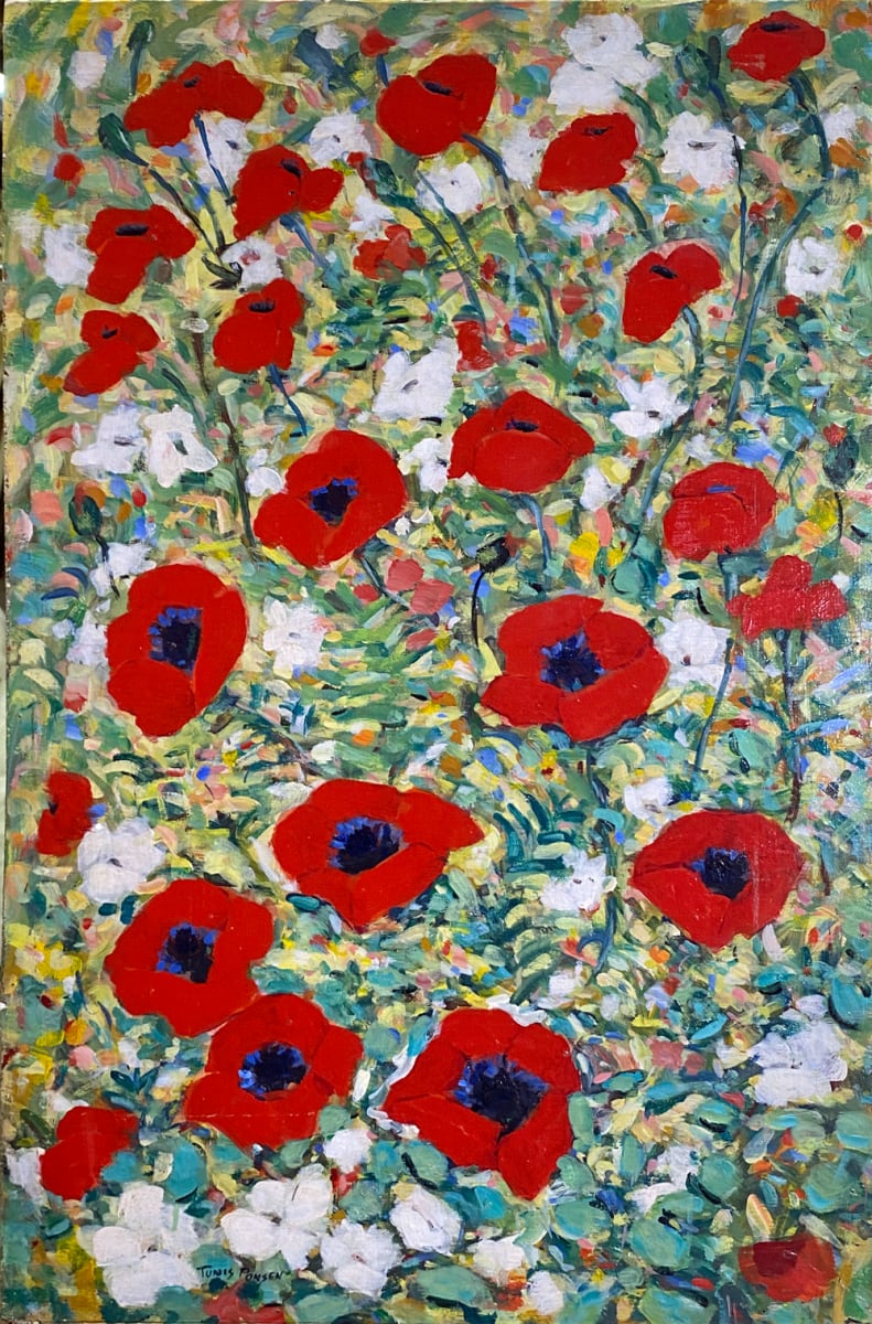 Arrangement of Poppies by Tunis Ponsen 