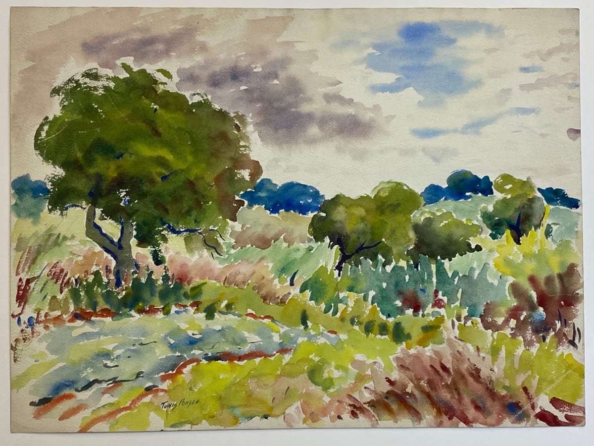 Road through Electric Meadows by Tunis Ponsen 