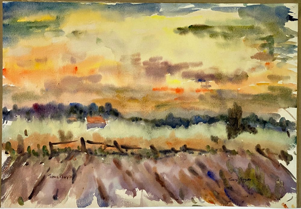 Abstracted Field Scene by Tunis Ponsen, Image 1.