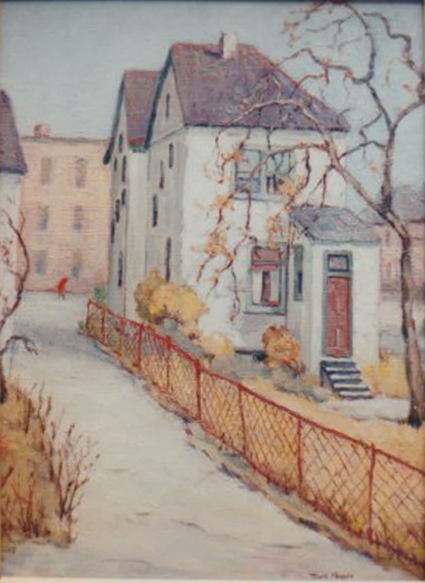 The Red Fence by Tunis Ponsen 