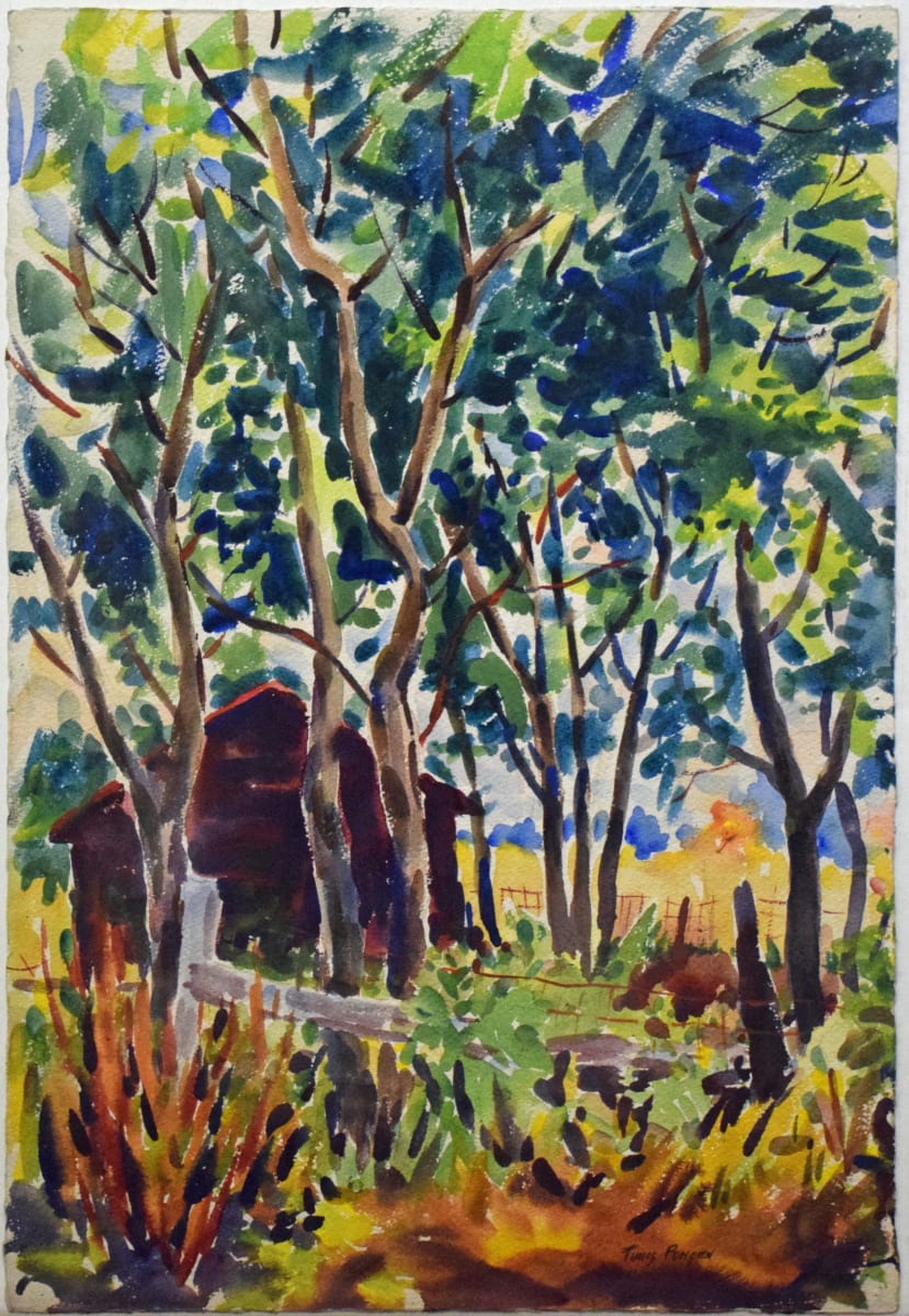 Shed near Tree Grove by Tunis Ponsen, Image 2.