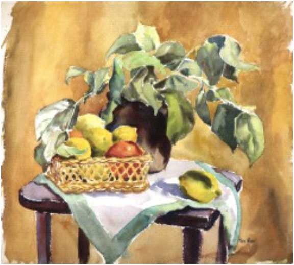 Lemons and Foliage by Tunis Ponsen, Image 3.