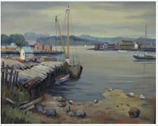 Harbor Scene by Tunis Ponsen, Image 2.