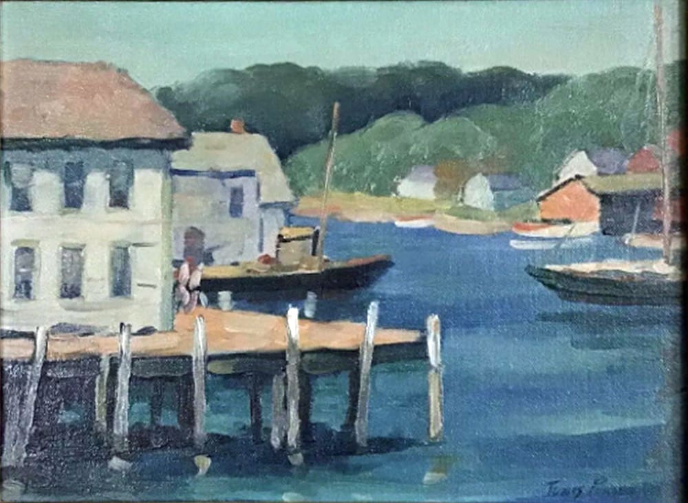 Study; Gloucester Pier at Low Tide by Tunis Ponsen, Image 2.