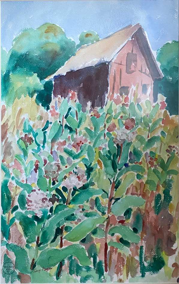 Barn with Greenery by Tunis Ponsen, Image 1.