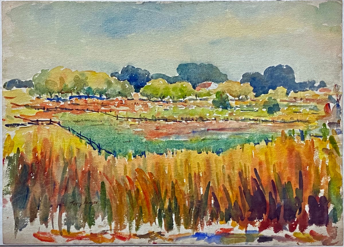 A fenced Pasture by Tunis Ponsen, Image 1.