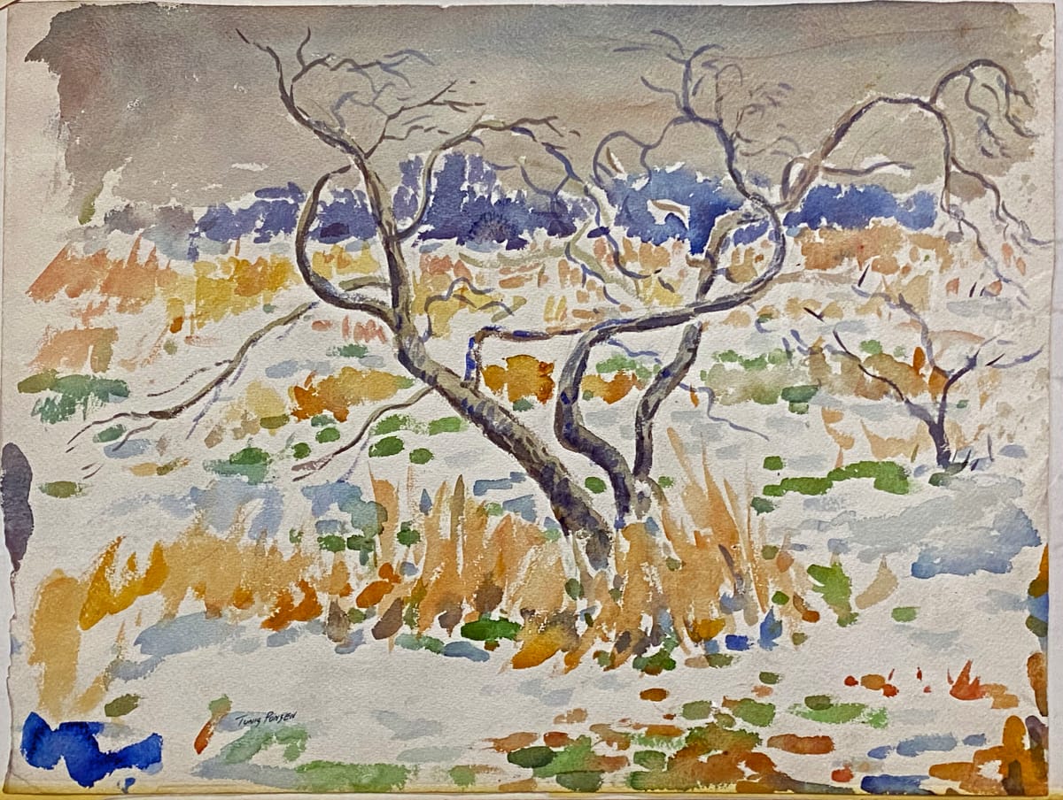 Gray Apple Tree in Winter by Tunis Ponsen 