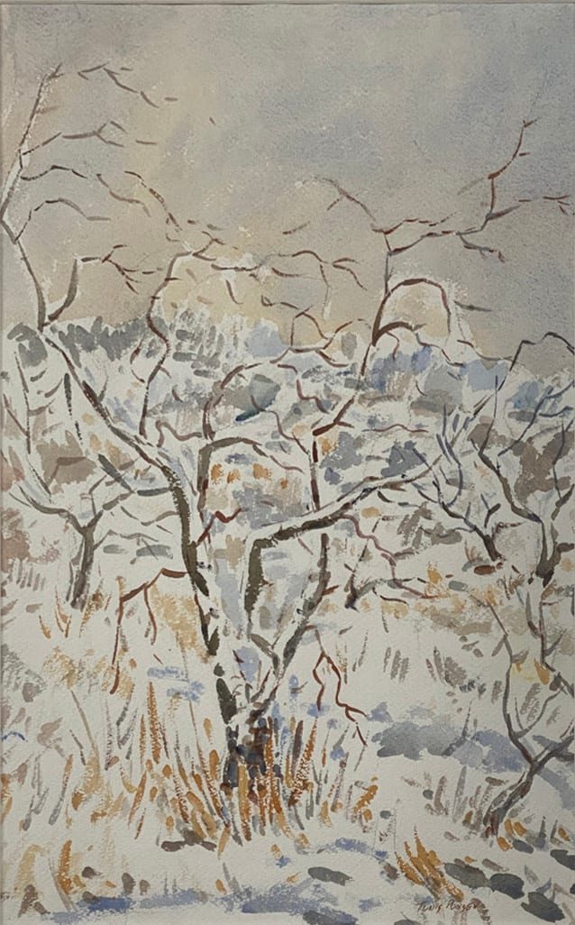 Orchard Trees in Winter by Tunis Ponsen, Image 2.