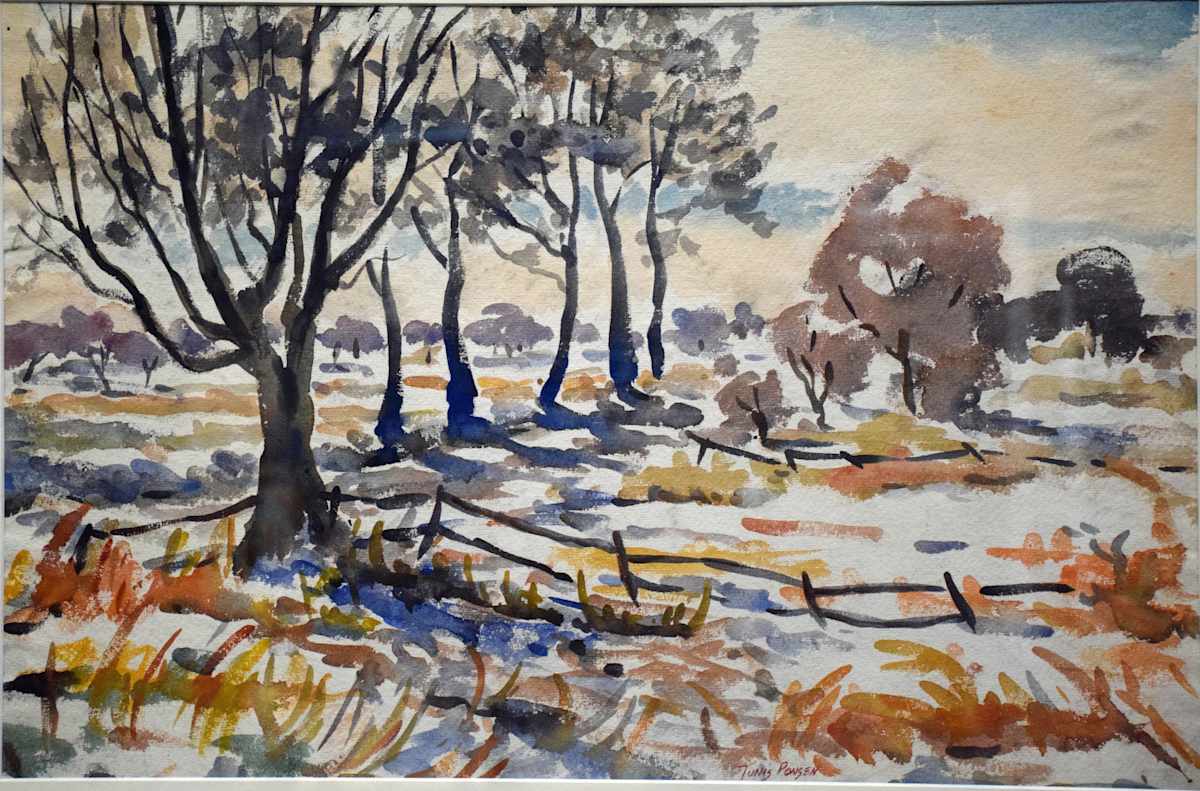 Tree Shadows in Winter by Tunis Ponsen, Image 1.