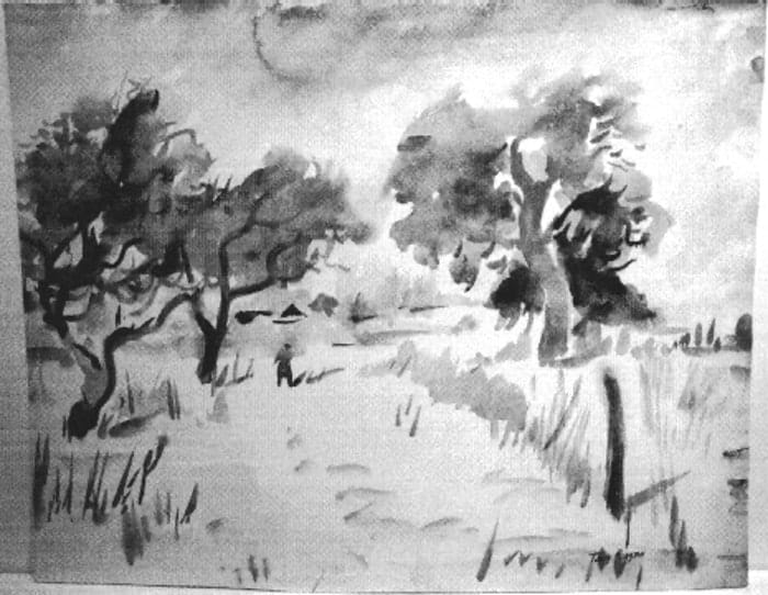 Winter Chores by Tunis Ponsen, Image 1.
