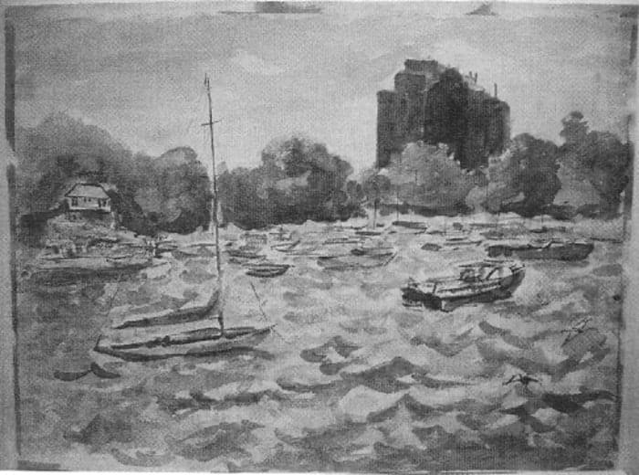 Chicago Lakefront Boat Basin by Tunis Ponsen, Image 1.