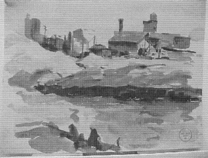 Chicago Industrial Scene by Tunis Ponsen, Image 1.