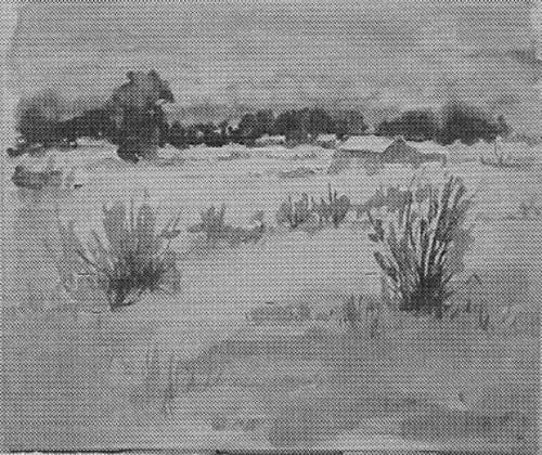 Winter's Sunset by Tunis Ponsen, Image 1.