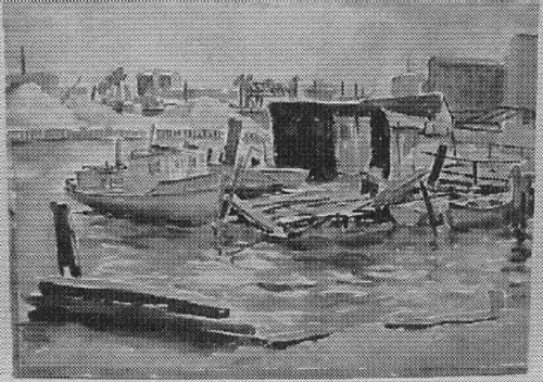 River Industrial Scene by Tunis Ponsen 