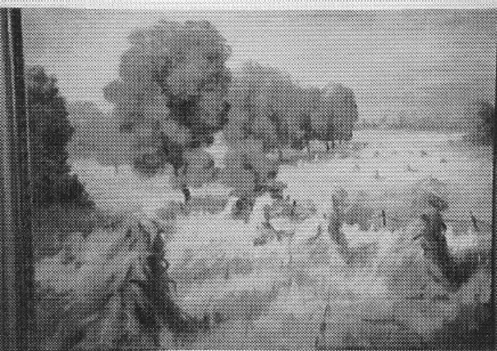 Corn Shocks by Tunis Ponsen, Image 1.