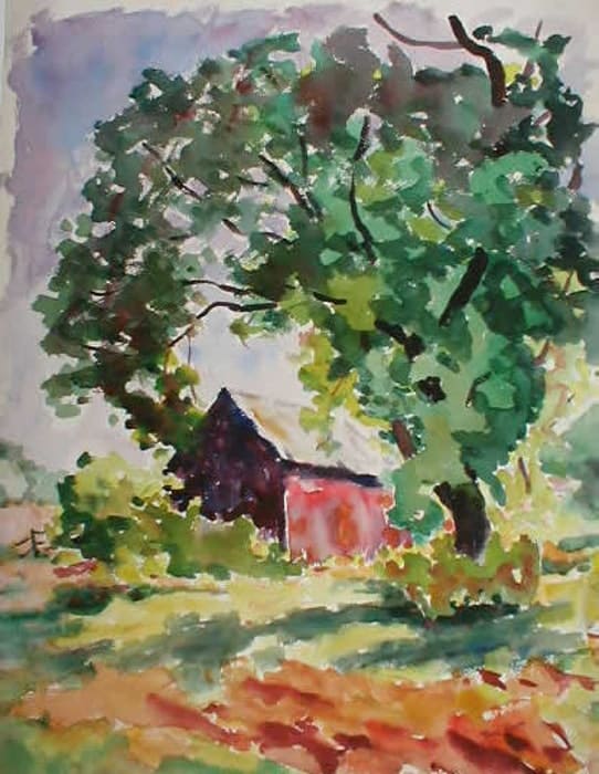 Red Barn by Tunis Ponsen, Image 1.
