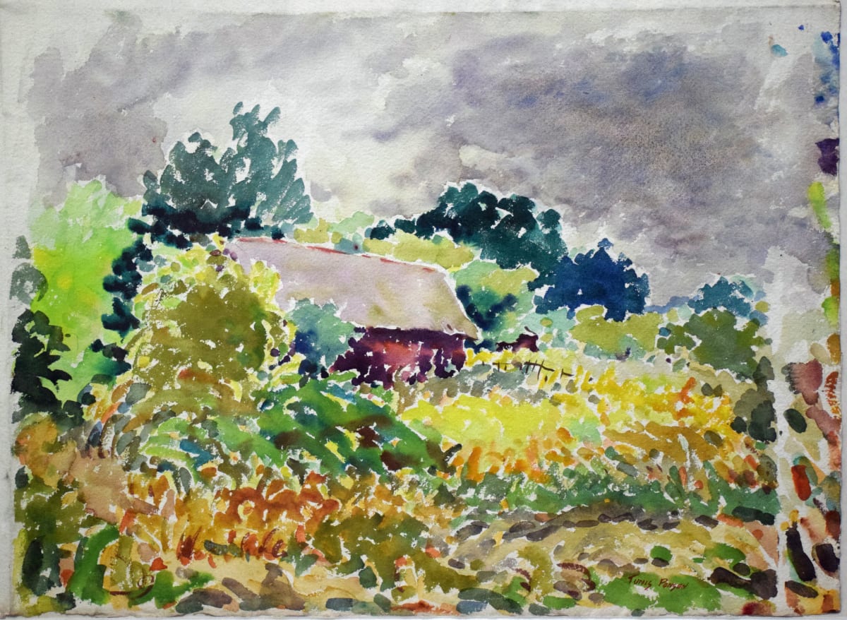 Red Barn in the Flowers by Tunis Ponsen, Image 2.
