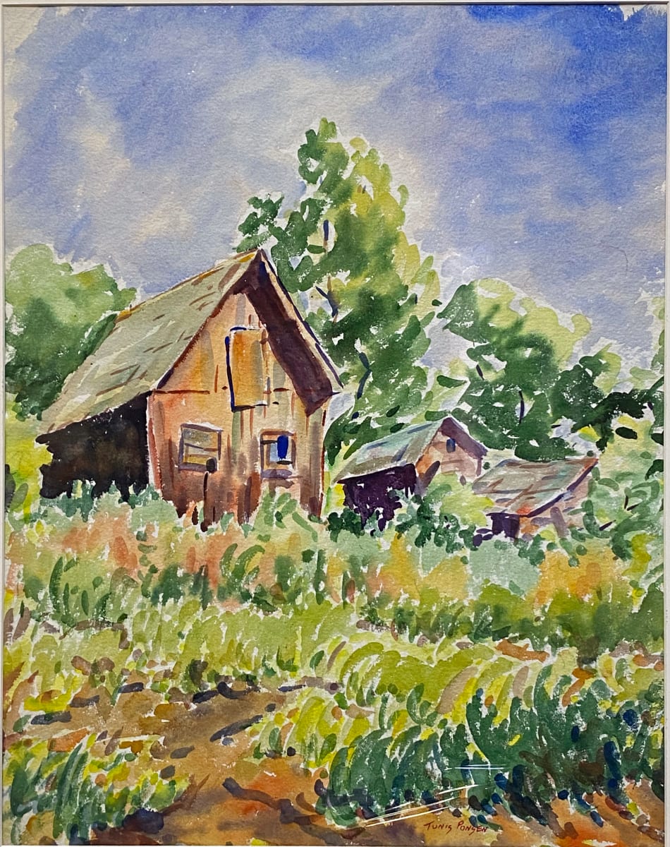 Three Farm Buildings by Tunis Ponsen, Image 2.