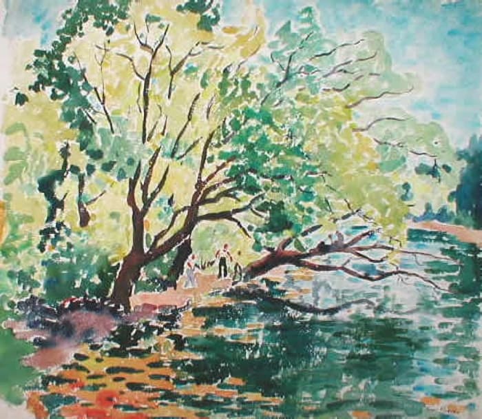 Trees in Jackson Park by Tunis Ponsen, Image 1.