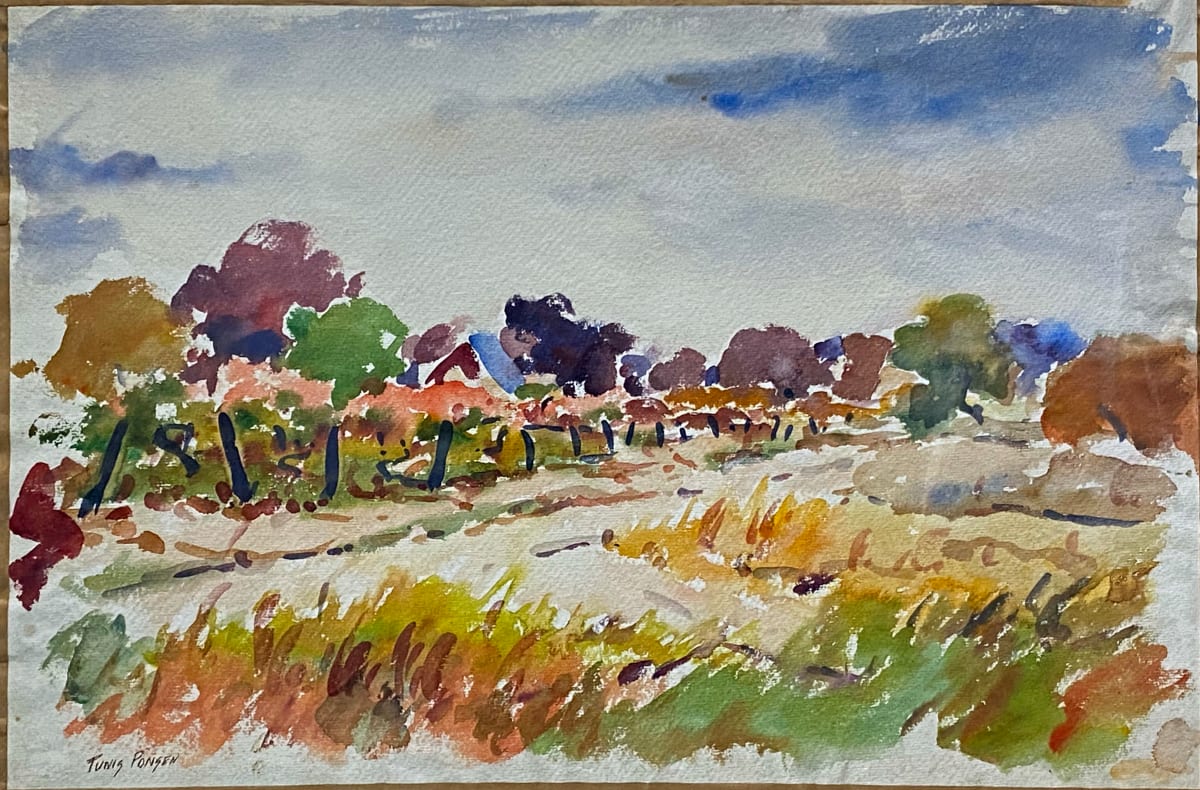 Rural Road in Fall Landscape by Tunis Ponsen, Image 1.