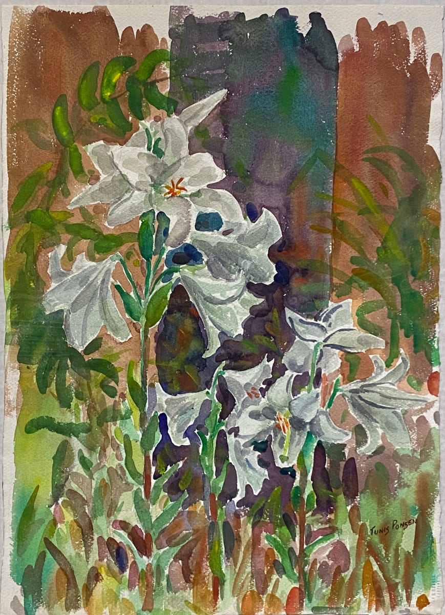 White Lilies by Tunis Ponsen 