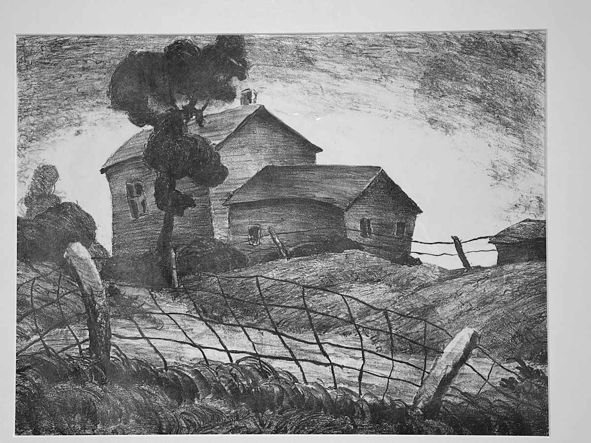 An Old Farmhouse by Tunis Ponsen, Image 1.