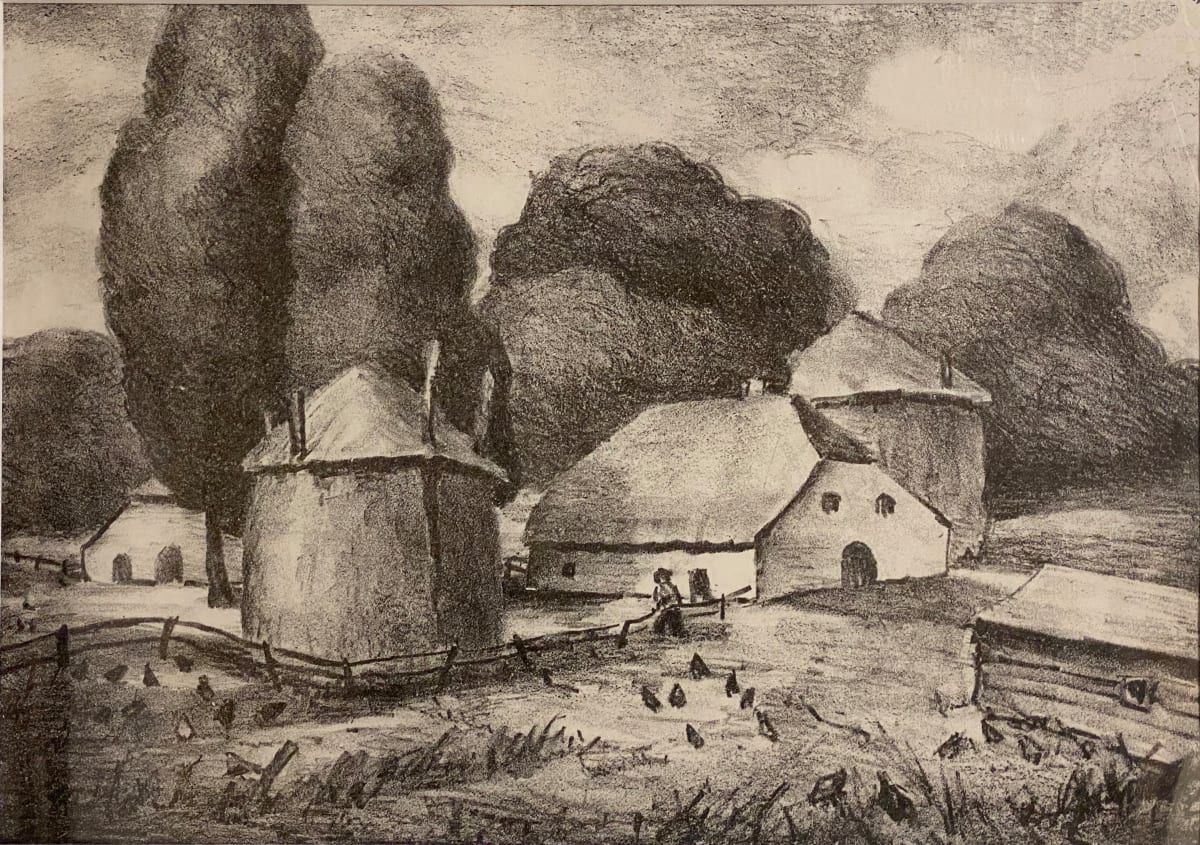 Dutch Farmyard by Tunis Ponsen 