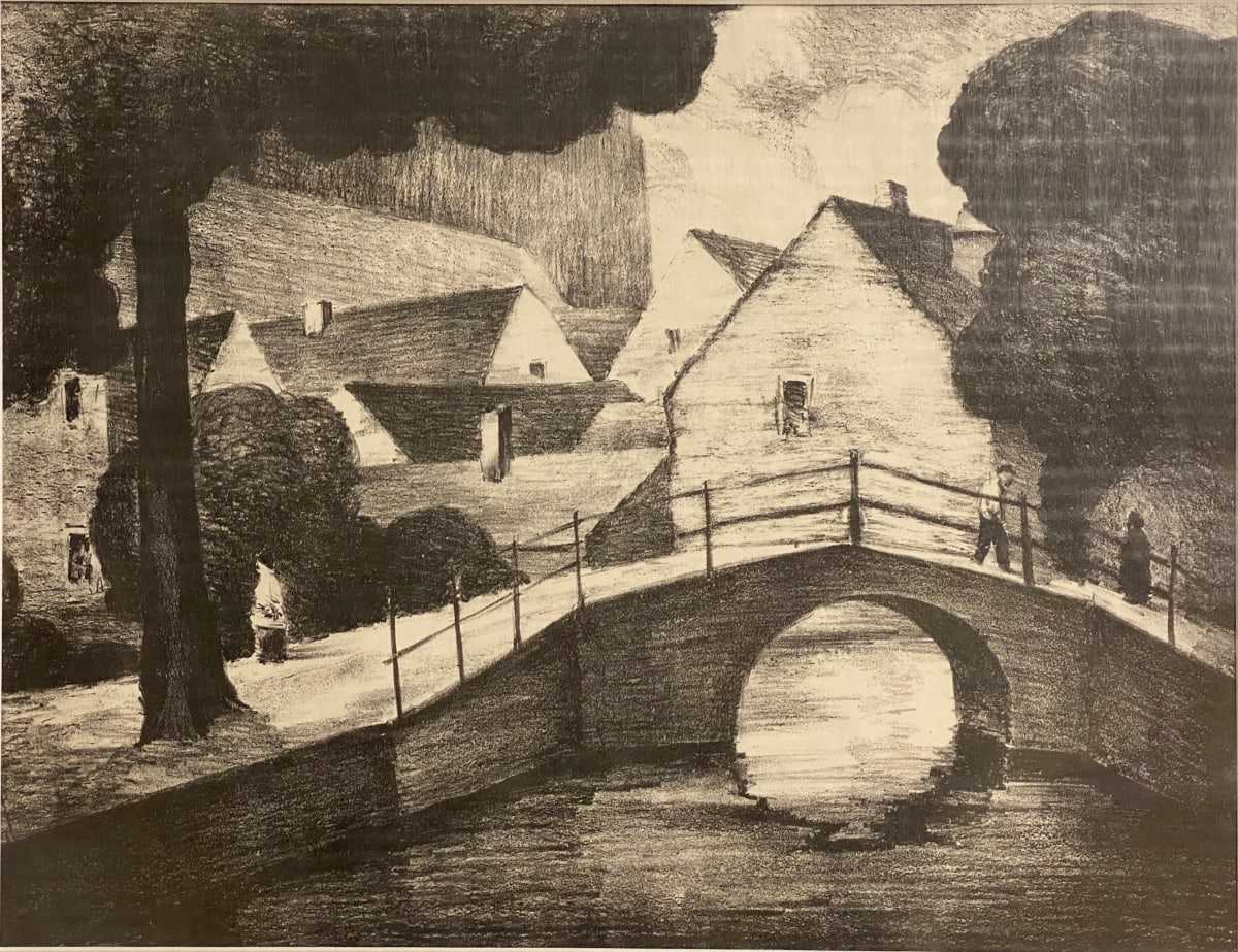 Canal Bridge in Delft by Tunis Ponsen, Image 1.