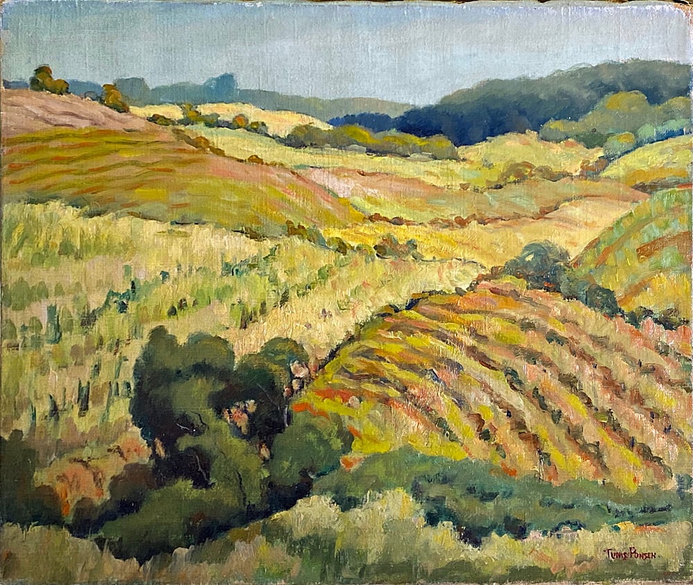 Rolling Farmland w Multiple crops by Tunis Ponsen, Image 1.