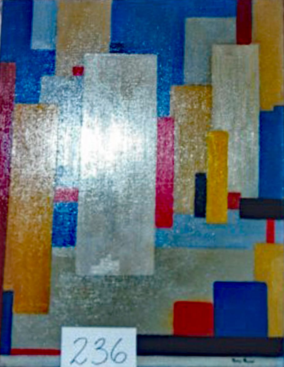 Abstract in Primary Color Rectangles by Tunis Ponsen 