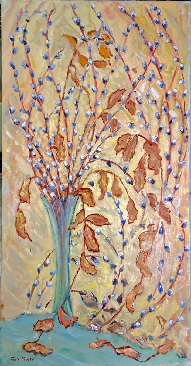 Pussy Willow Still Life by Tunis Ponsen 