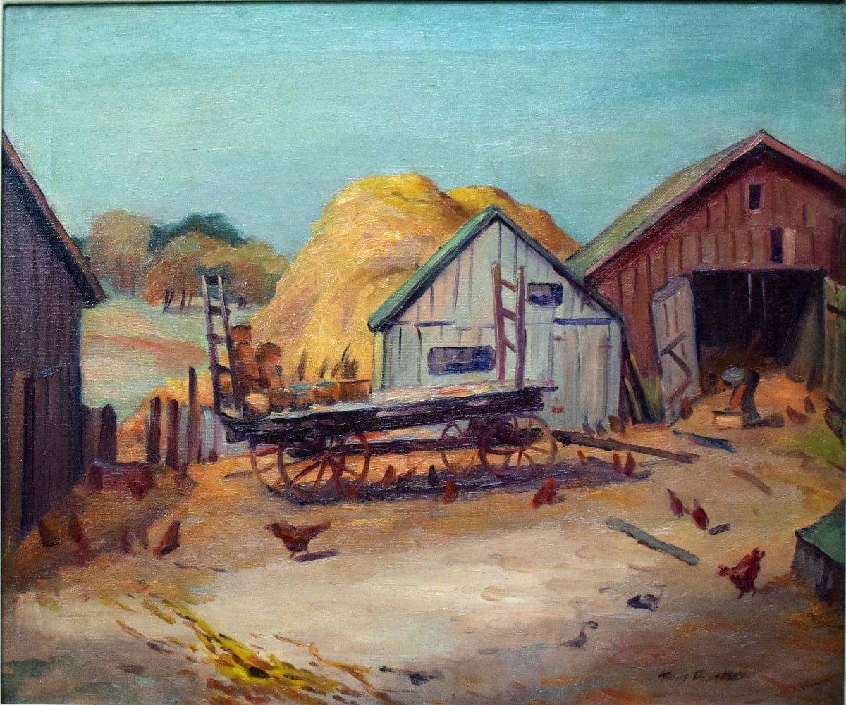 Chickens in the Barnyard by Tunis Ponsen, Image 2.