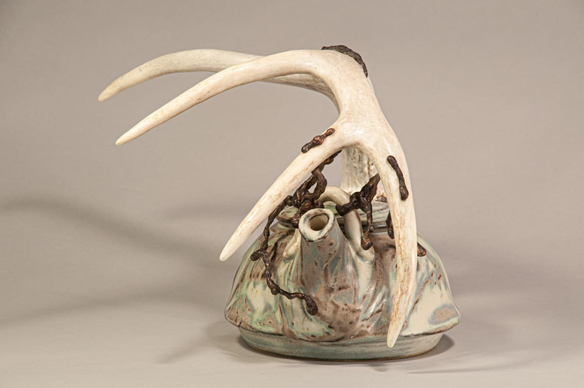 Antler Teapot #12 by Jeffrey Taylor 