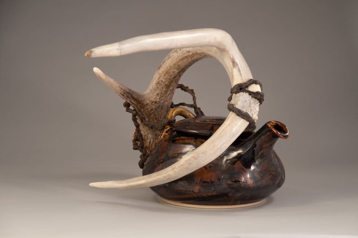 Antler Teapot #11 by Jeffrey Taylor 