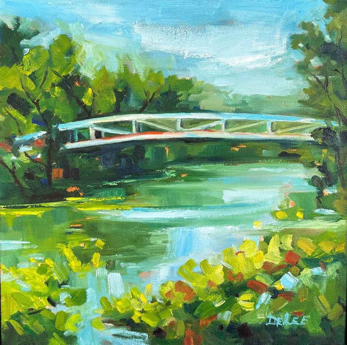 Foot Bridge - Wascana Creek by DeLee Grant  Image: Foot Bridge - Wascana Creek