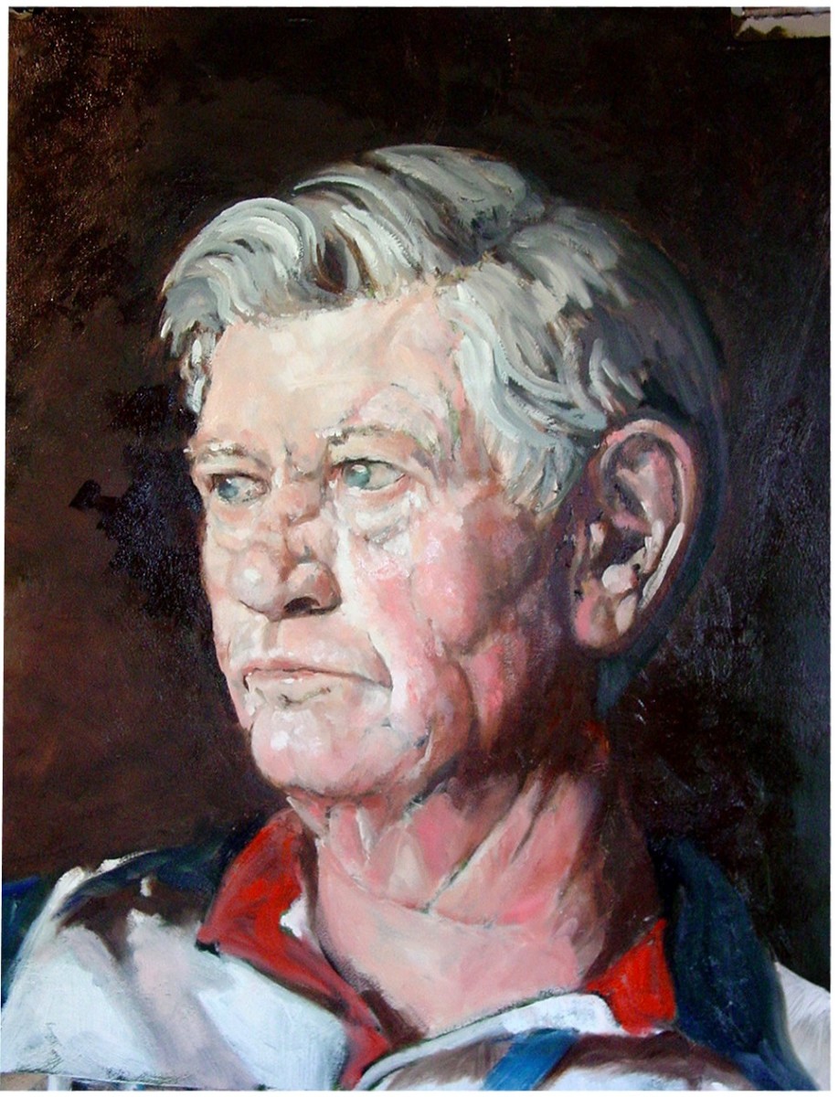 The Patriot (Portrait of Les) by Gary Hoff 