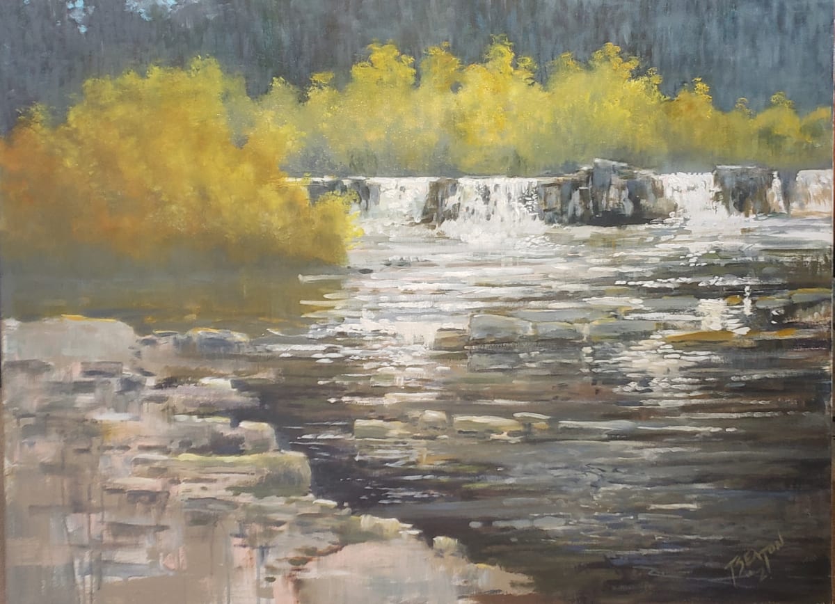 Headwaters by Tim Eaton  Image: A memory of the Winooski River near Lake Champlain in Vermont.