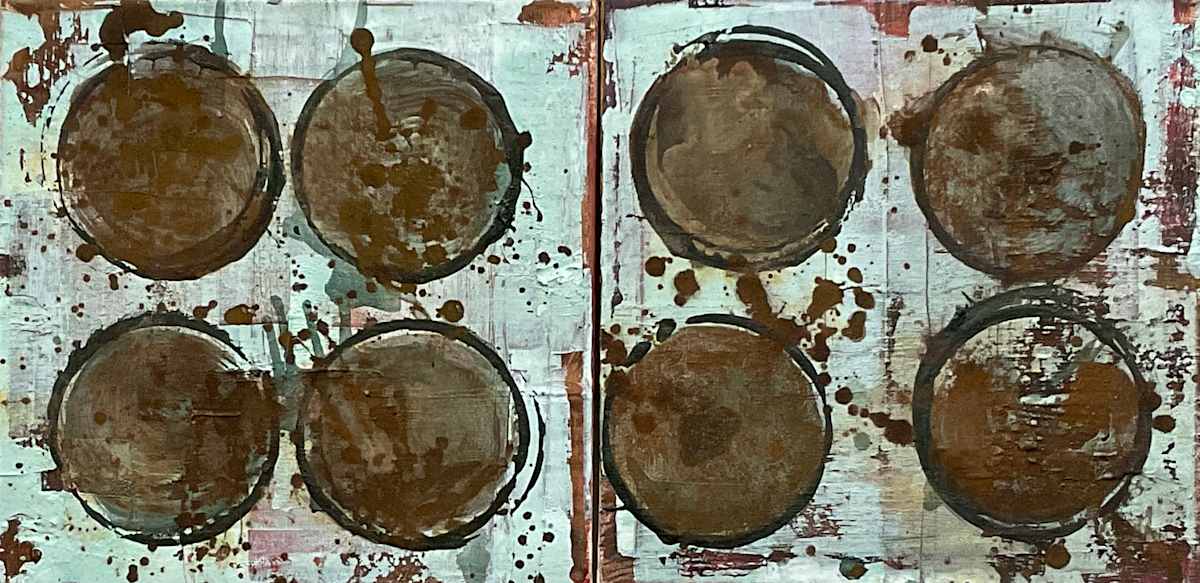 Circular Games (diptych) by Tim Eaton 