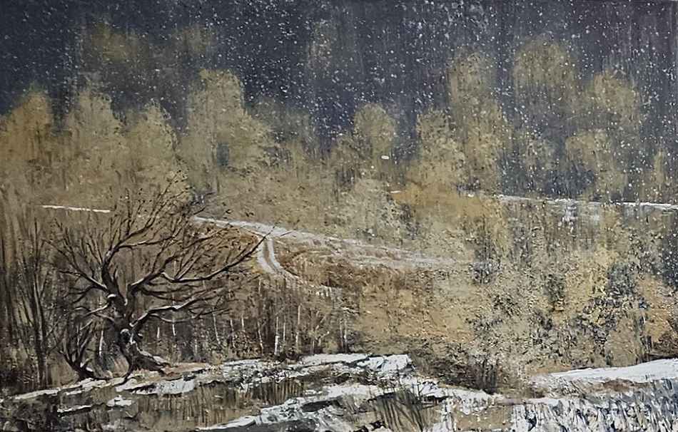 Winter Smoke Aand B by Tim Eaton 