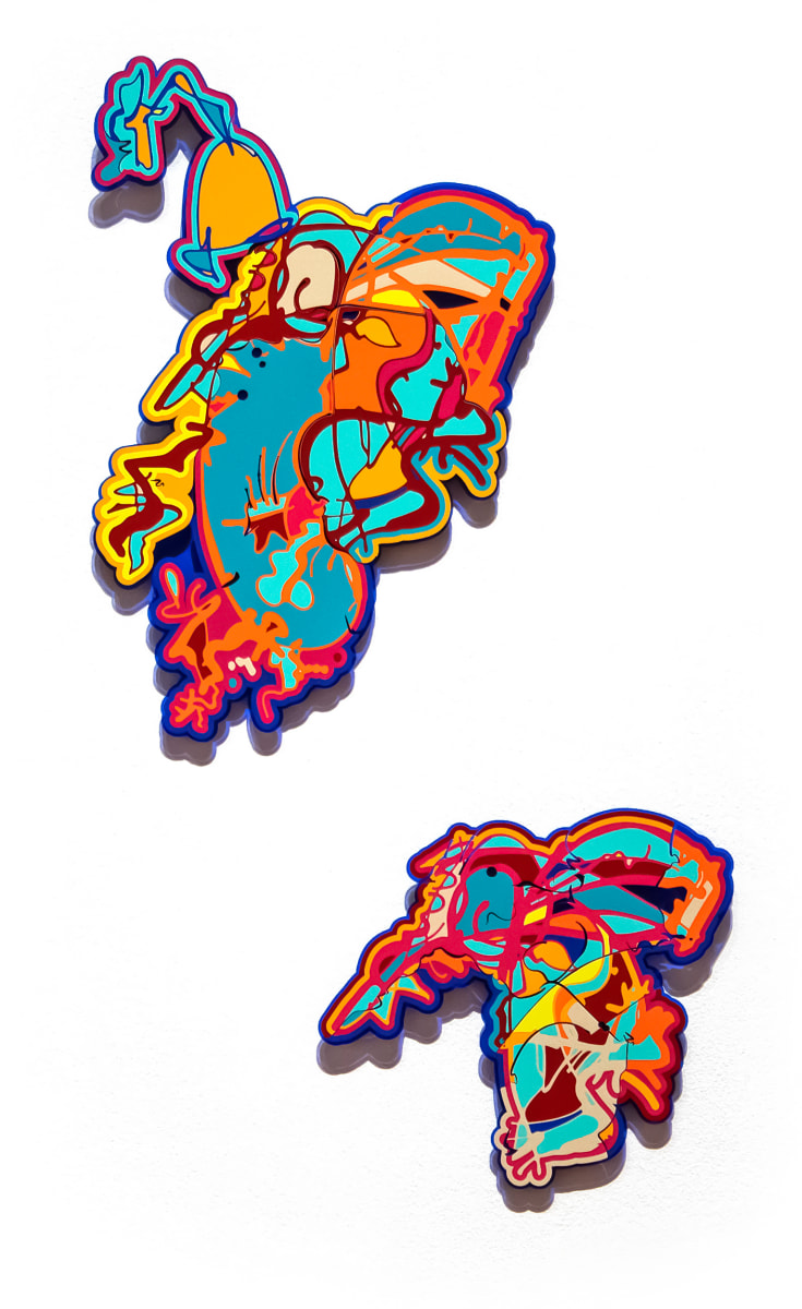 Punkiwi (Diptych) by Sherry Polley 