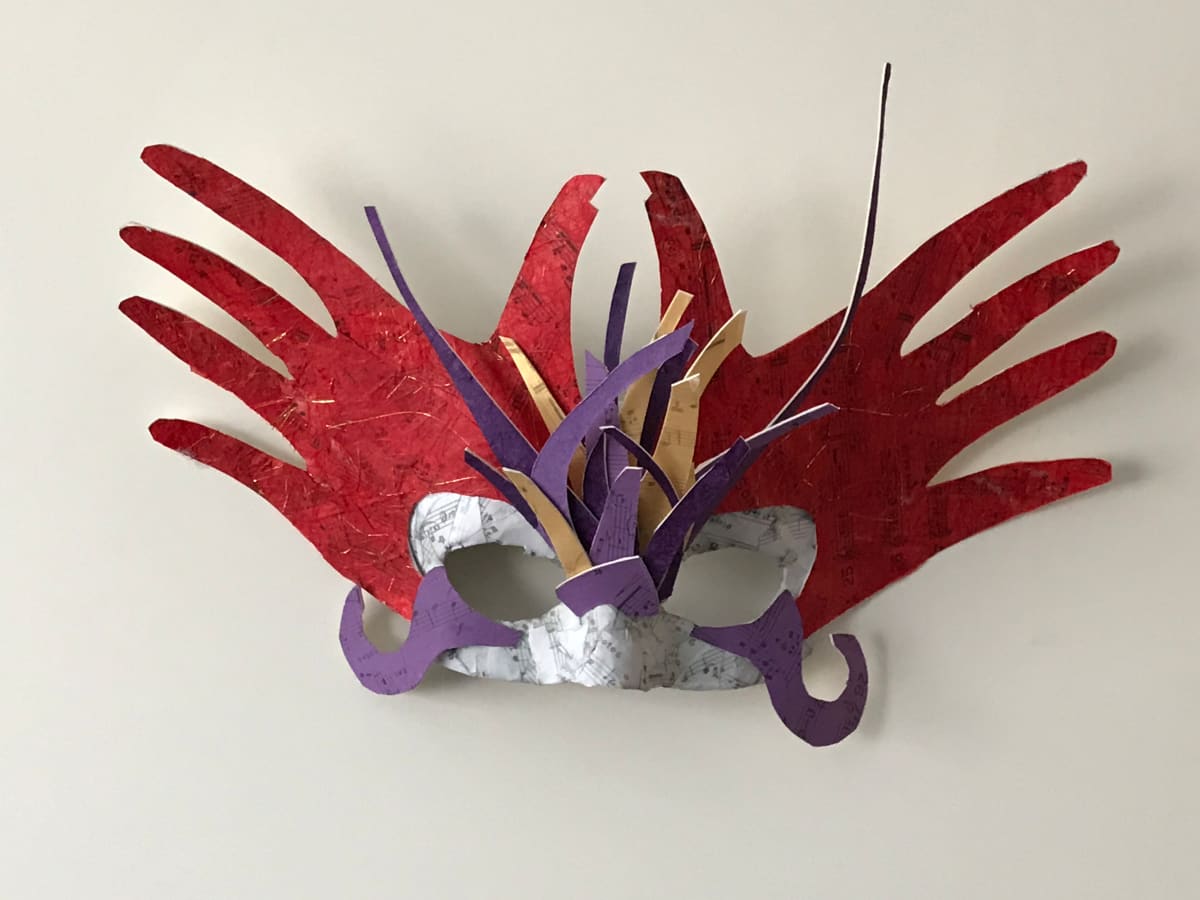 Festive mask by Paul Johnston, Image 1.