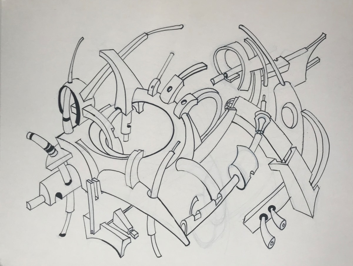 Compositional study by Paul Johnston, Image 1.