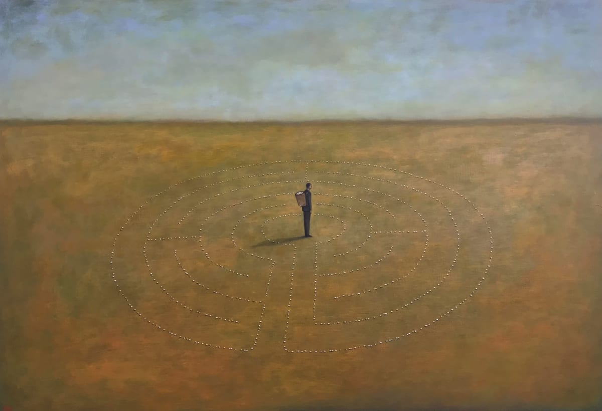Eggcessive Rumination by Duy Huynh / SOLD 