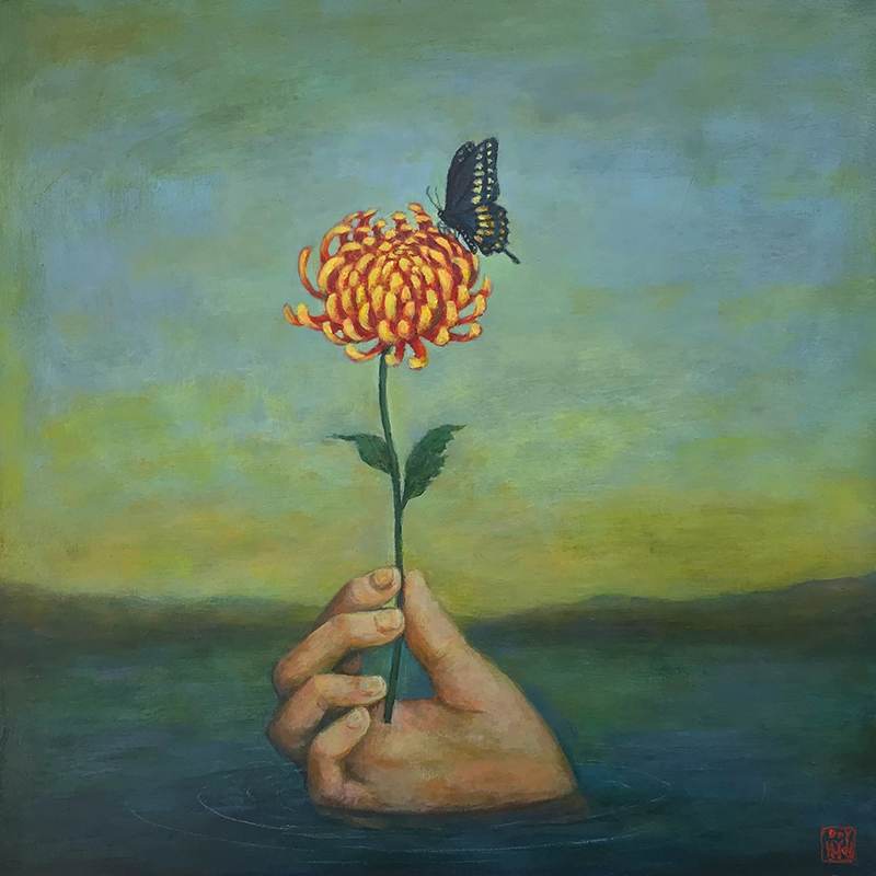 Hang in There Optimism by Duy Huynh 